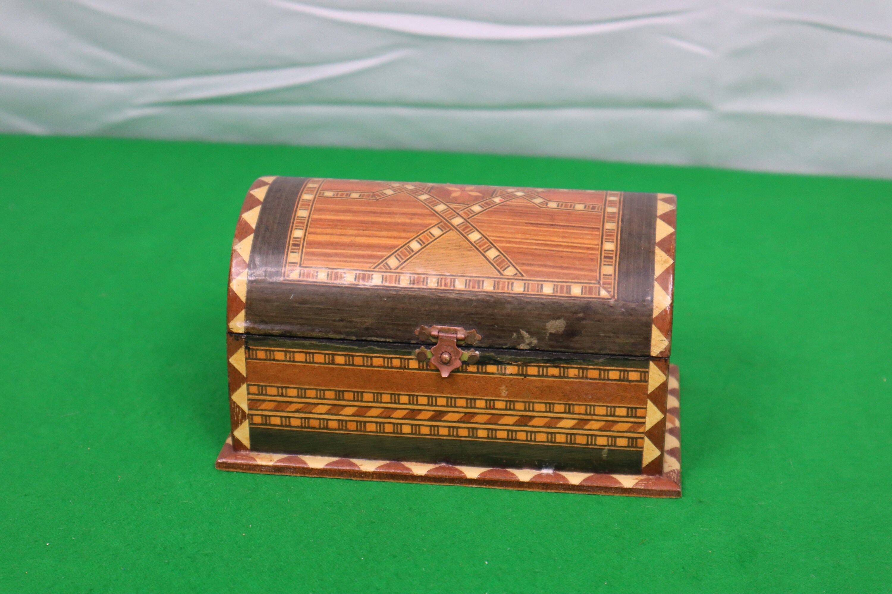 Inlaid Wood Chest Style Jewelry Box Inlaid Wood Marquetry | Etsy