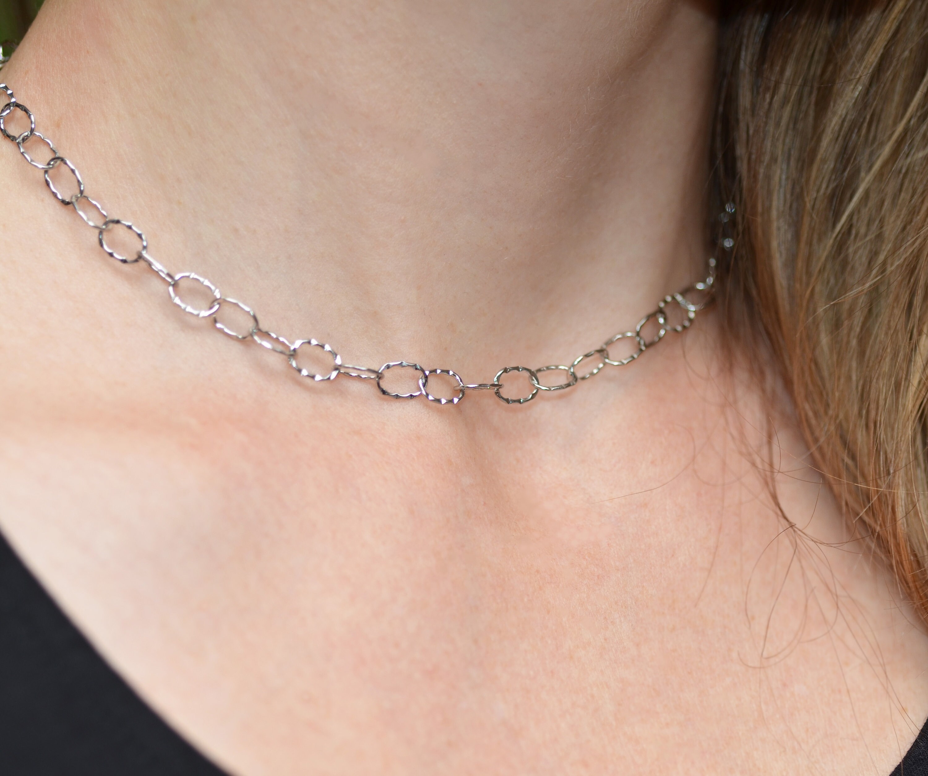 Große Kette Link Halskette / Kette Halsband / große lose Glied | Etsy
