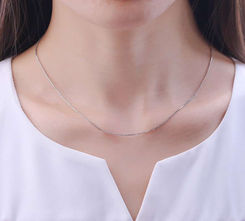 Ball Chain Box Chain Snake Chain Sterling Silver Chain Etsy Canada