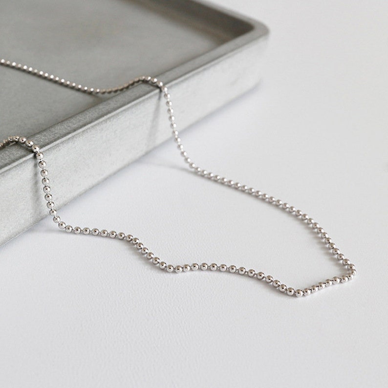 Ball Chain Box Chain Snake Chain Sterling Silver Chain Etsy Canada