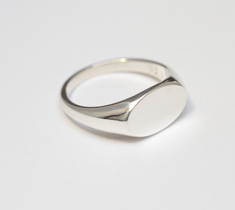 Pinky Ring Sterling Silver Ring Statement Ring Oval Etsy Canada