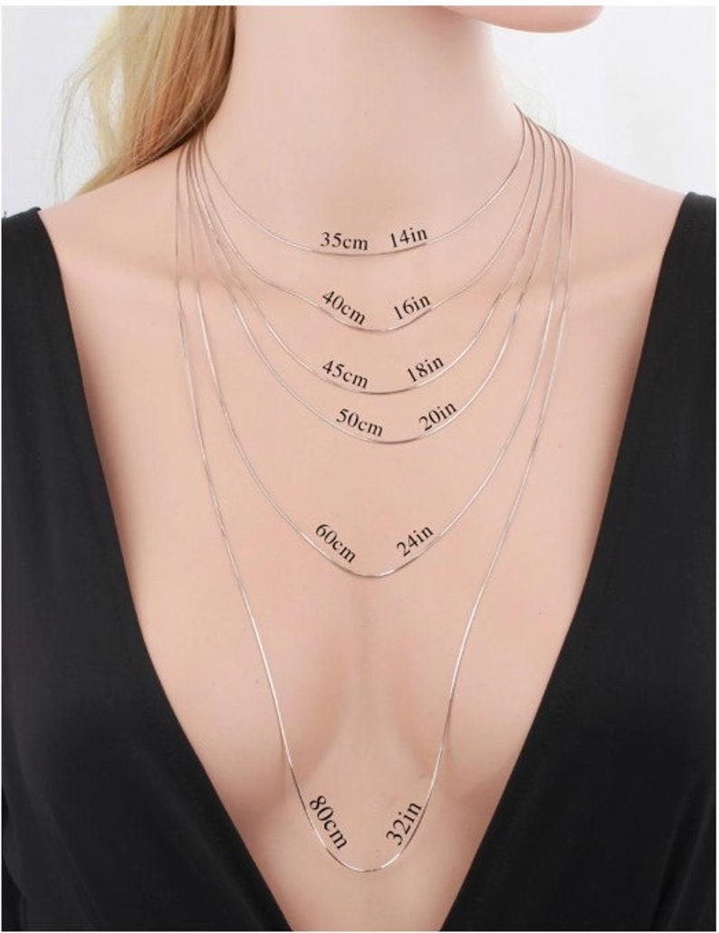 Ball chain Box chain Snake chain Sterling silver chain Etsy