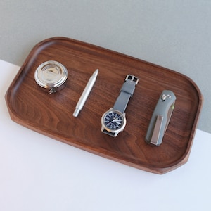 Genesis Catchall / Walnut Valet Tray