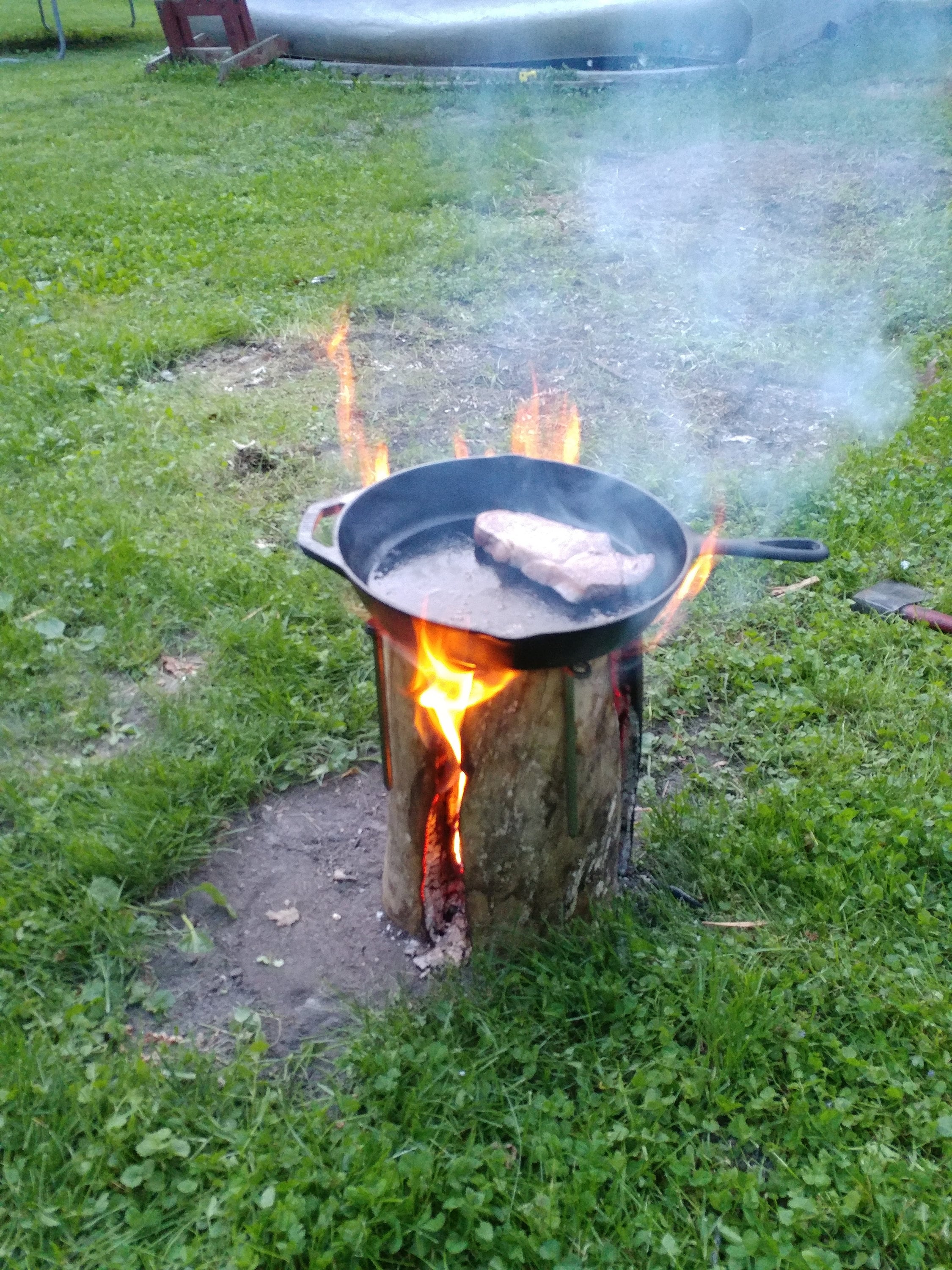 Swedish Log Stove One Log Camp Stove - Etsy