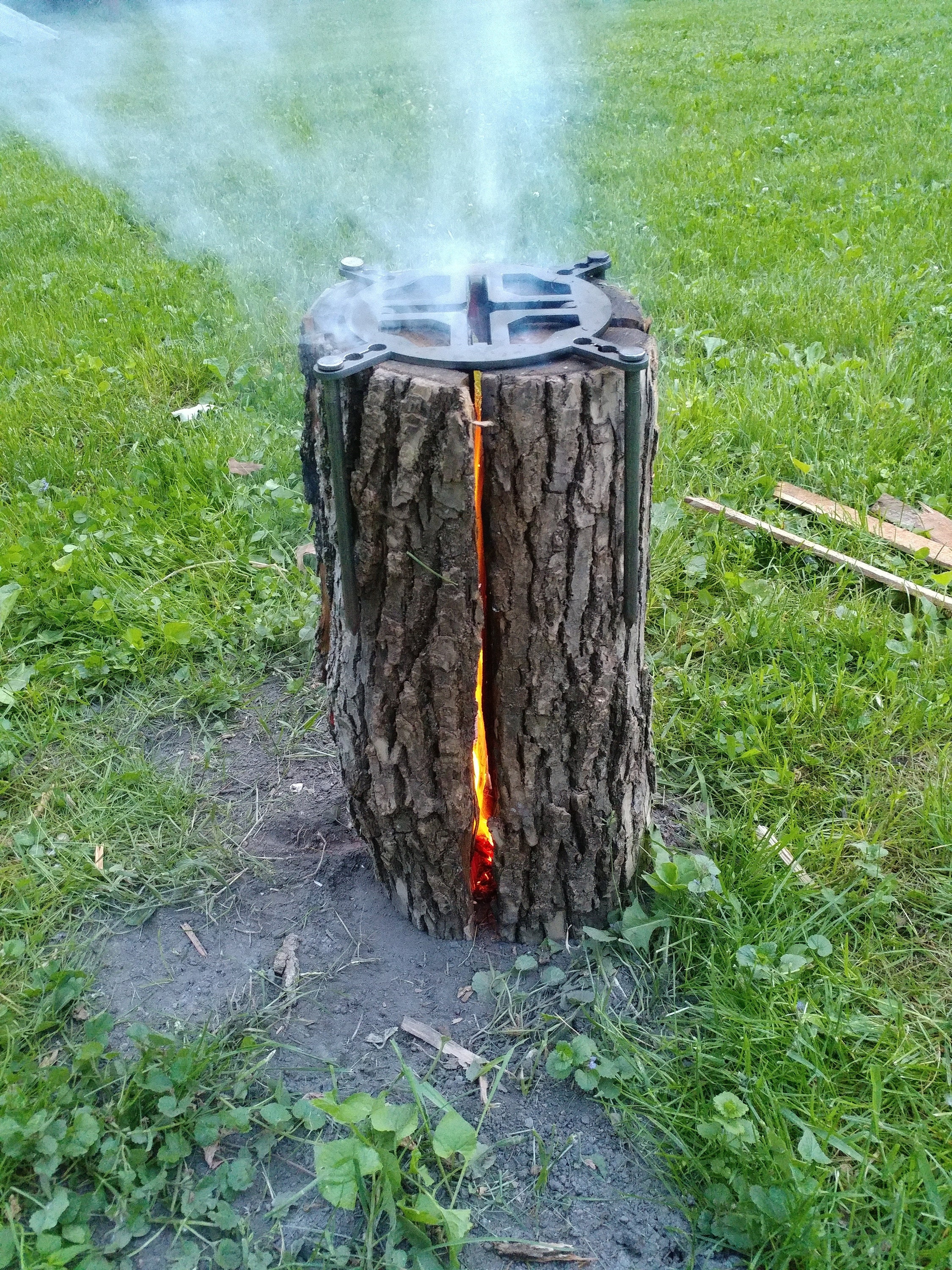 Swedish Log Stove One Log Camp Stove - Etsy