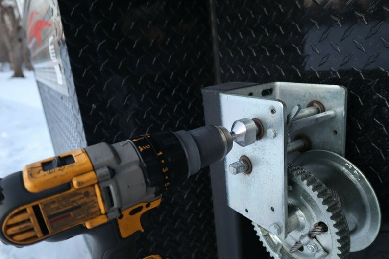 Ice House Winch Adapter for Cordless Drill Etsy