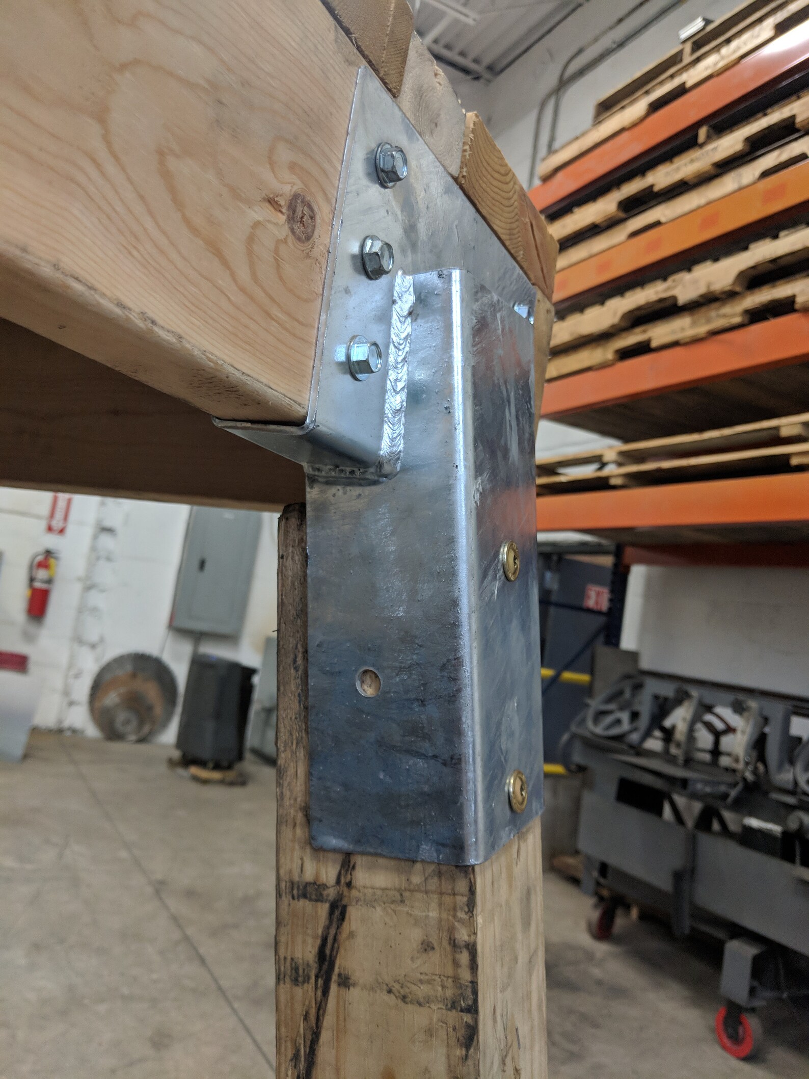 Galvanized Deer Stand Brackets Set 4 Pieces Etsy