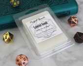 Lawful Good - D D Themed Wax Melt (Includes 1 metal D20 Dice)