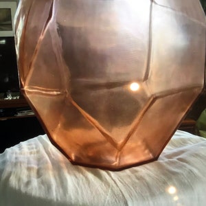 GUAXS cubist glass studio Vase by Anette&Anselm 12x10ins