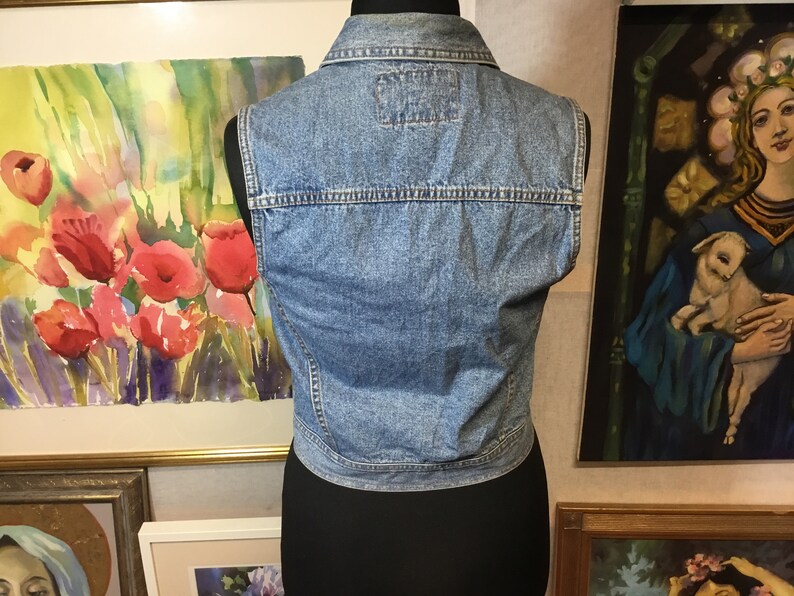 Levi\u2019s waistcoat levi\u2019s vest levi\u2019s gilet Ladies levi\u2019s vintage Levi\u2019s Medium