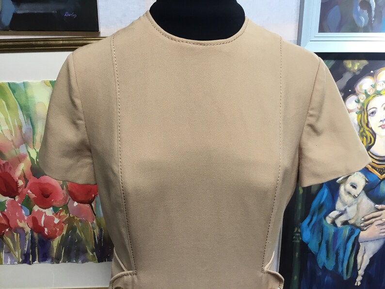 Vintage dress 60s dress Cresta dress Twiggy dress size 8-10