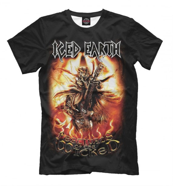 iced earth t shirt