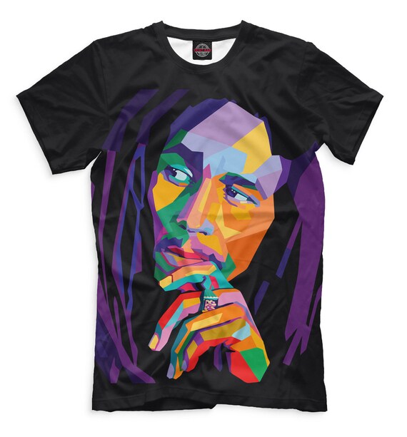 Bob Marley Art T-Shirt Men's Women's Sizes | Etsy
