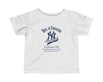 BABY New York's Strongest Bronx Baseball Infant Fine Jersey Tee