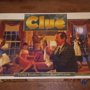 Vintage Parker bothers Clue game