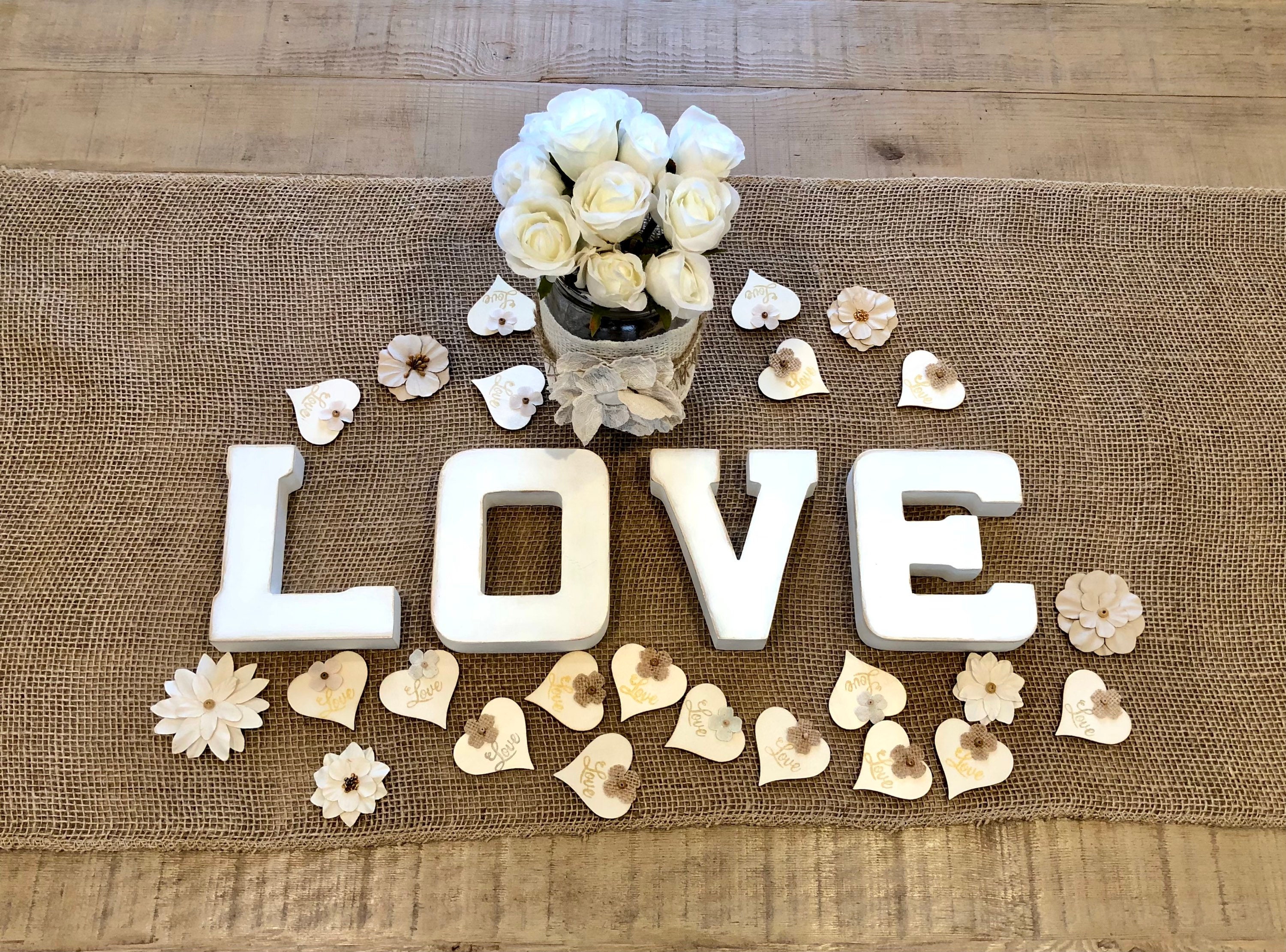 Love Sign Love letters Freestanding Love Letters Love Wall Etsy