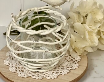 Vintage Bird’s Nest Candleholder, Iron Candleholder, Vintage Home Interiors Candleholder, Unique Candleholder, Gift for Mom