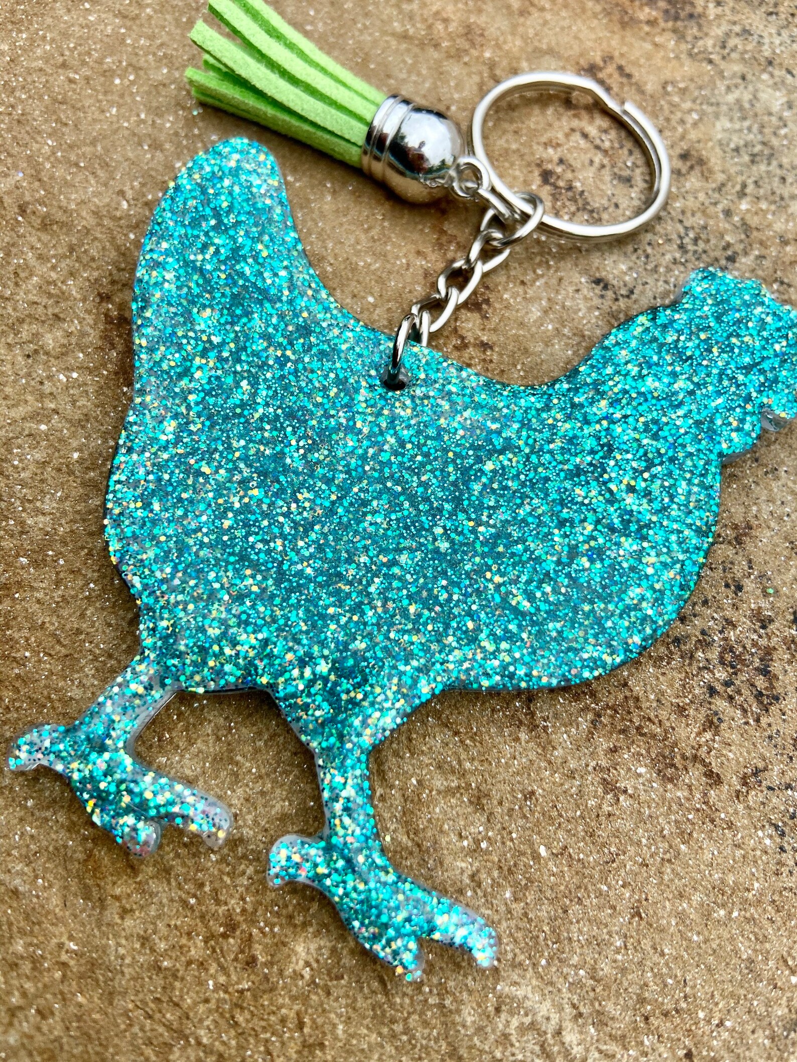 Mama Chicken Keychain Etsy