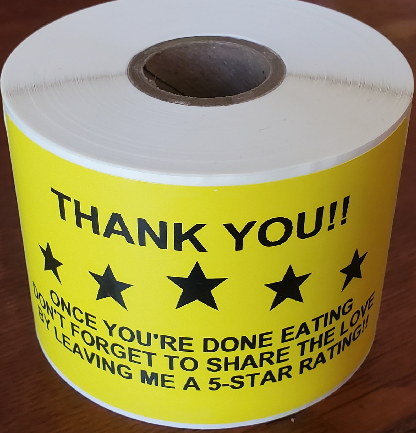 Stickers Bag Sealers Labels Rating Reminder for Doordash Etsy