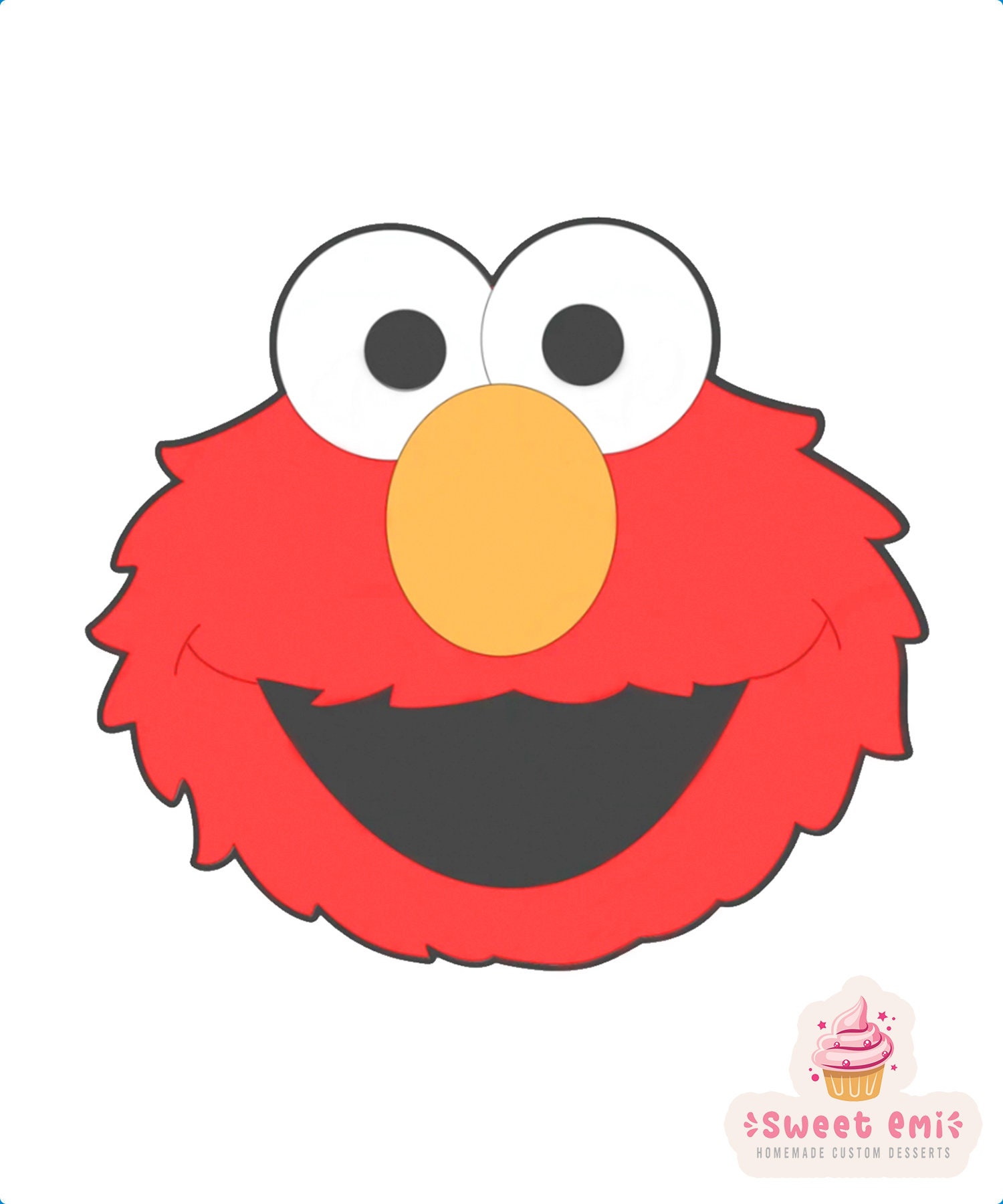 Elmo Cookie Cutter Etsy