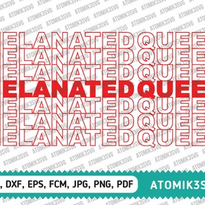 Melanated Queen SVG dxf eps fcm jpg png Cutting Files for Cricut Silhouette African American Melanin Melanated Black Women Black Girl Magic