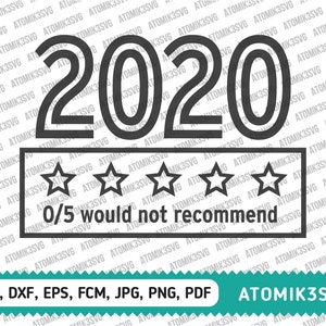 2020 Würde nicht empfehlen: SVG dxf eps fcm jpg png pdf Schneidedateien für Cricut Silhouette Scan N Cut COVID-19 Pandemie covid Gesundheit