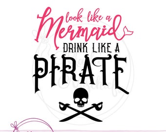 Download Mermaid Drink Svg Etsy