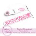 Two versions - Cancer Ribbons Brave and Strong Apple Watch Band Engraving files  - SVG and EPS design for GlowForge and Laser cutters 