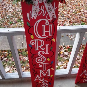 Christmas Porch Sign Porch Sign Holiday Signs Porch Leaner - Etsy
