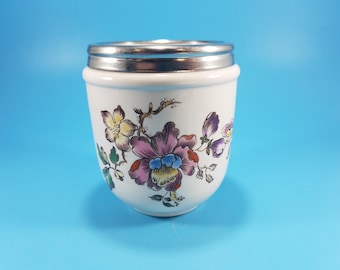 Vintage Wedgwood England Swallow Pattern Egg Coddler - Single Size No Lid