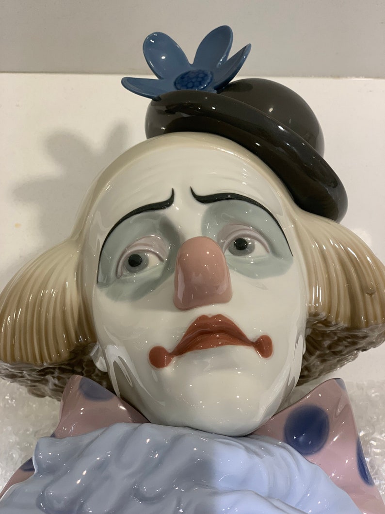 Large Lladro Clown 5130 10 3/4 Etsy