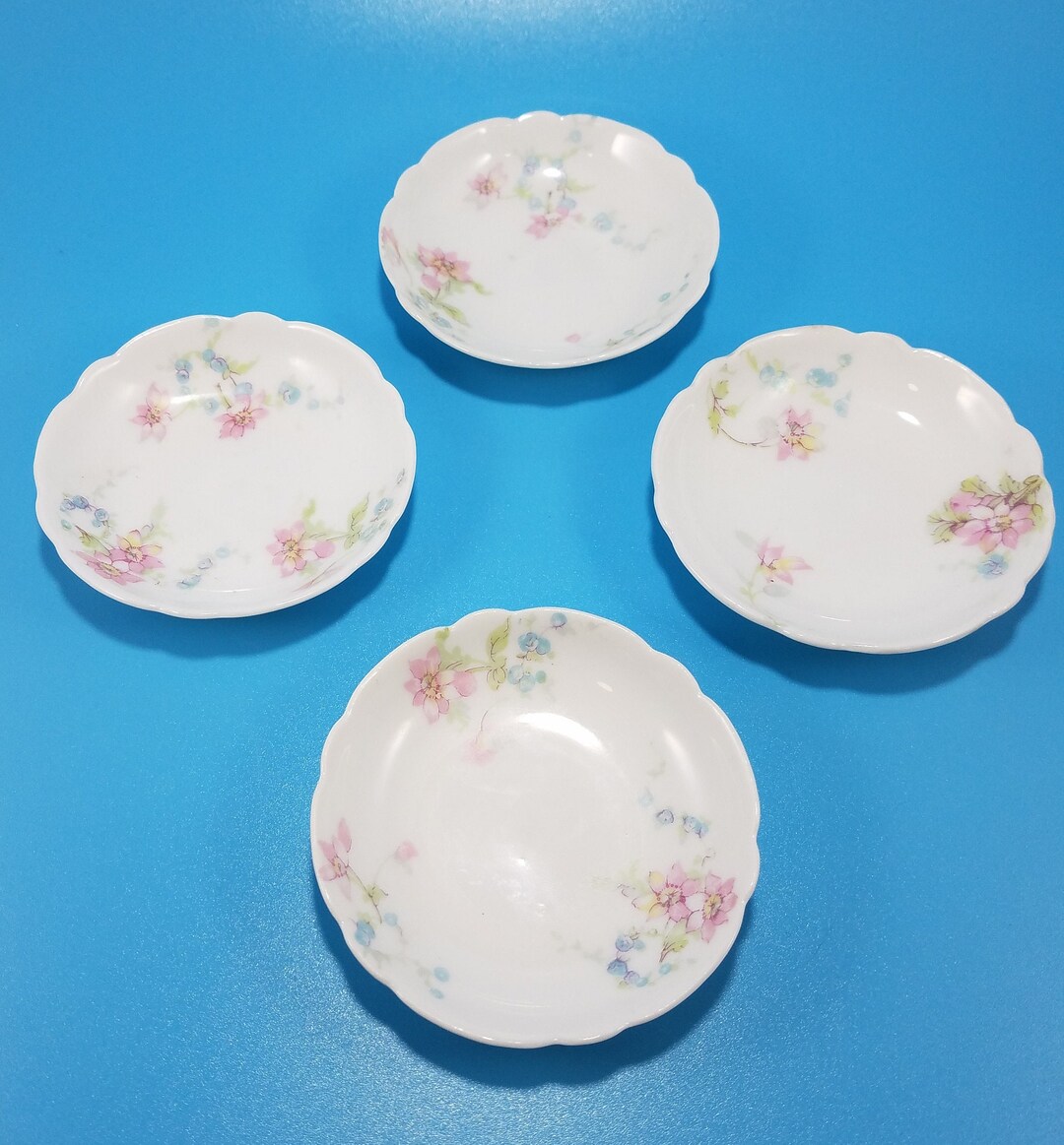 4 Vintage Theodore Haviland Limoges France Higgins Setter NY 3 Salt Sellar/dip Etsy