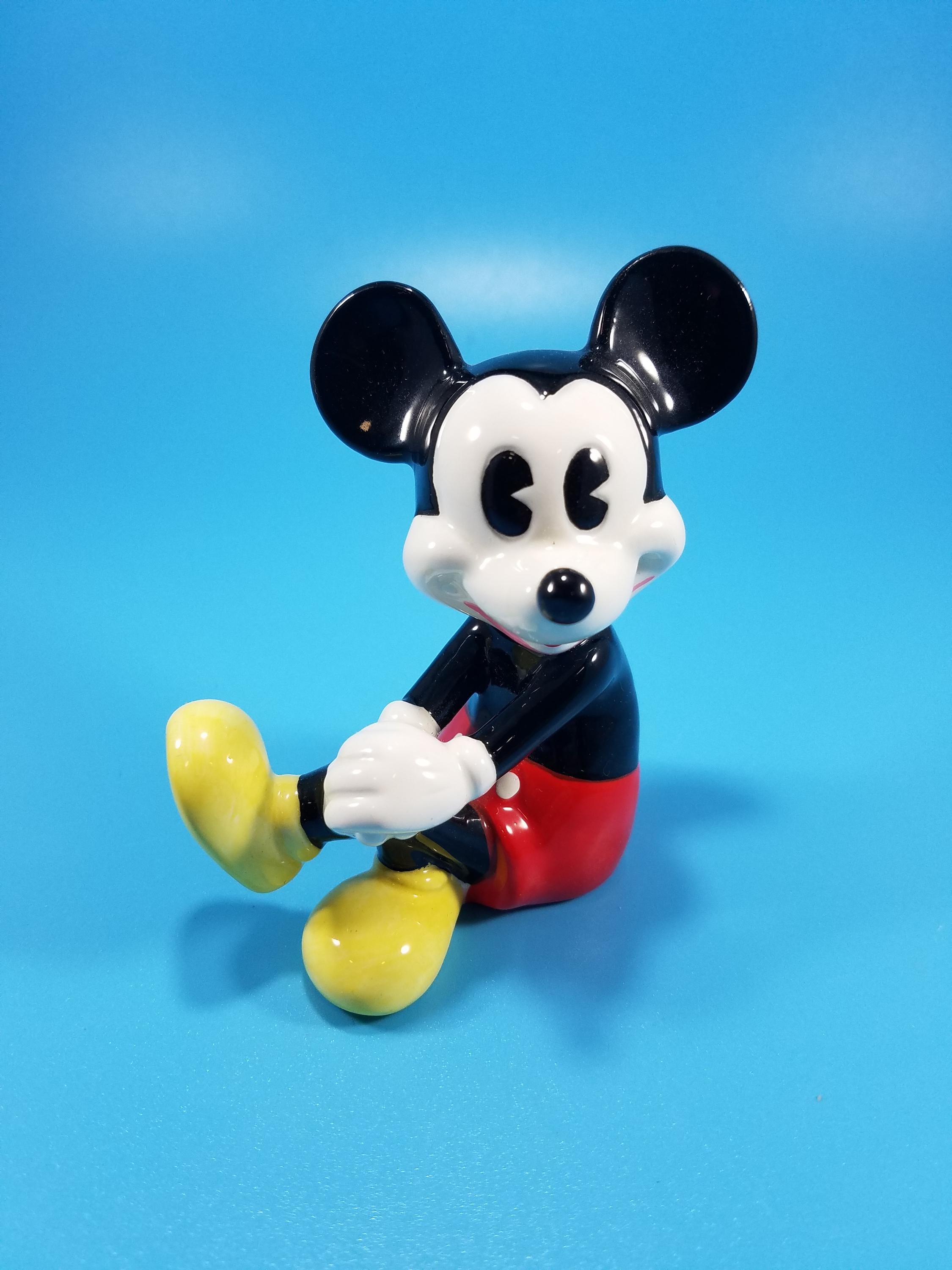 Vintage Walt Disney Japan Mickey Mouse Ceramic Porcelain Collectible Figurine 3"