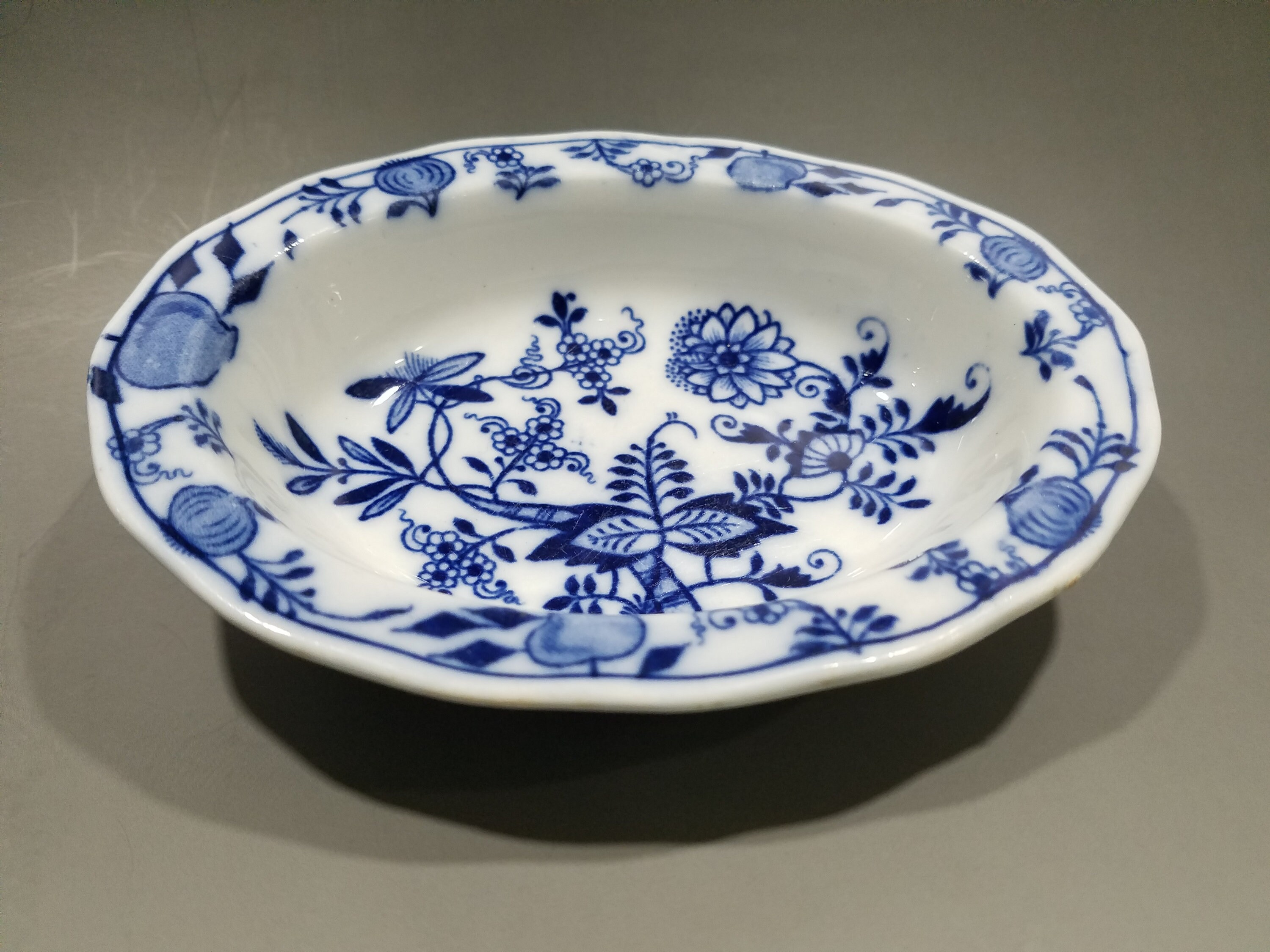MEISSEN - MINTON オールドミントン／ブルーエナメル モノグラム プレート BMW and Co Brown Westhead & Moore Cauldon England Meissen
