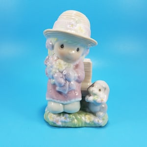 PRECIOUS MOMENTS Vintage 1997 Enesco Seasoned With A Smile Salt & Pepper Shakers