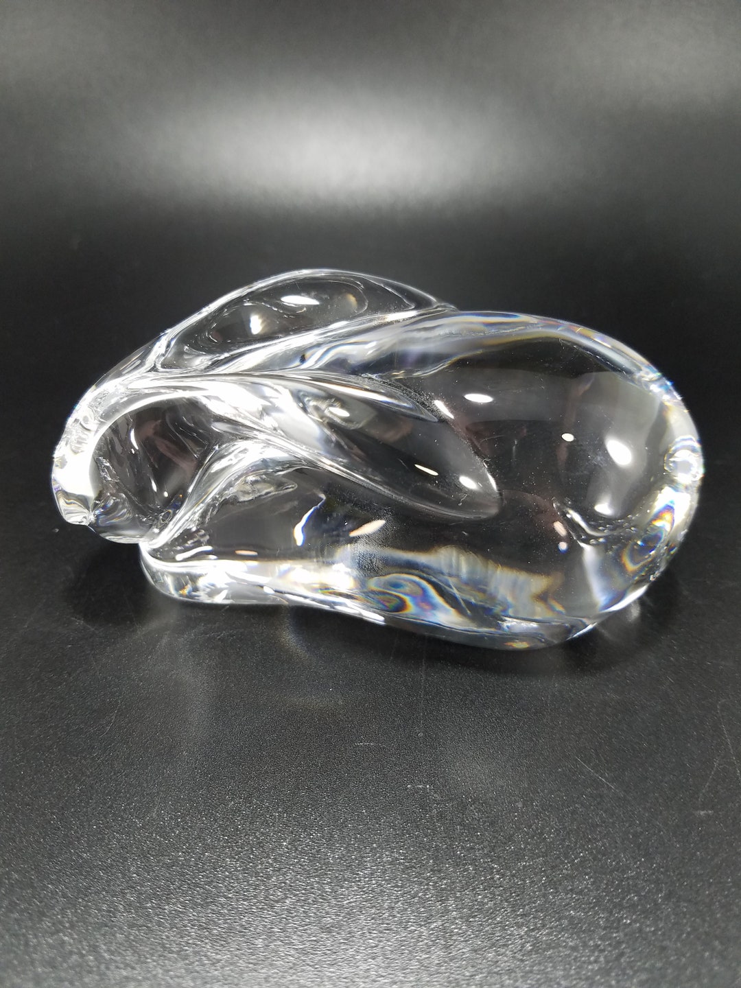 Lead Crystal Rabbit Atlantis Hand Made Lead Crystal Bunny Rabbit Figurine Paper Weight ...