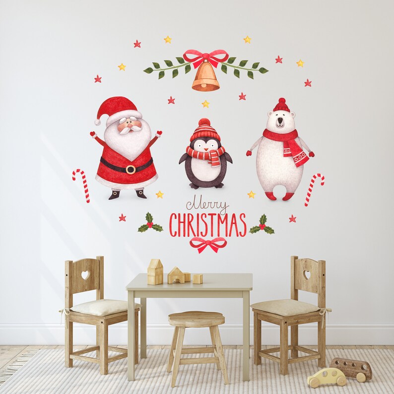 Christmas Removable Wallpaper Christmas Wall Decal
