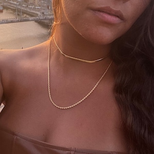 22k Gold-Filled Rope Chain / Hypoallergenic Chain / Gold Chain / Classy Necklace / Gold Jewellery / 22k Gold Necklace / 18k Gold / 24k Gold