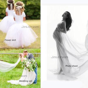 Many color pearl tulle fabric ,Tulle fabric ,soft tulle wedding tulle image 6