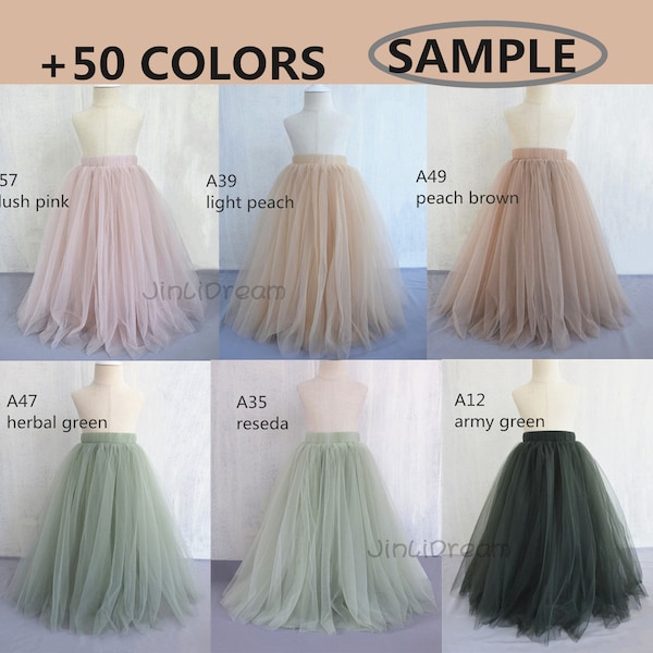 Child flower bridesmaid tulle color swatch sample fabric