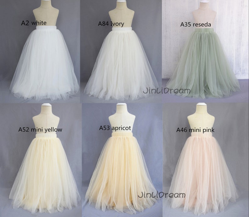 Flower Girls Tulle Skirtgirls Wedding Tutubirthday Etsy