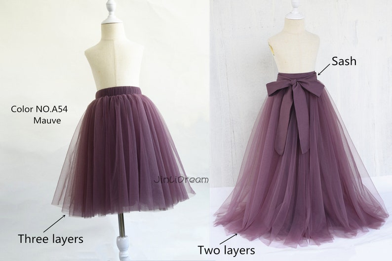 Flower girls tulle skirt,girls wedding tutu,Birthday gift,first birthday gift image 8