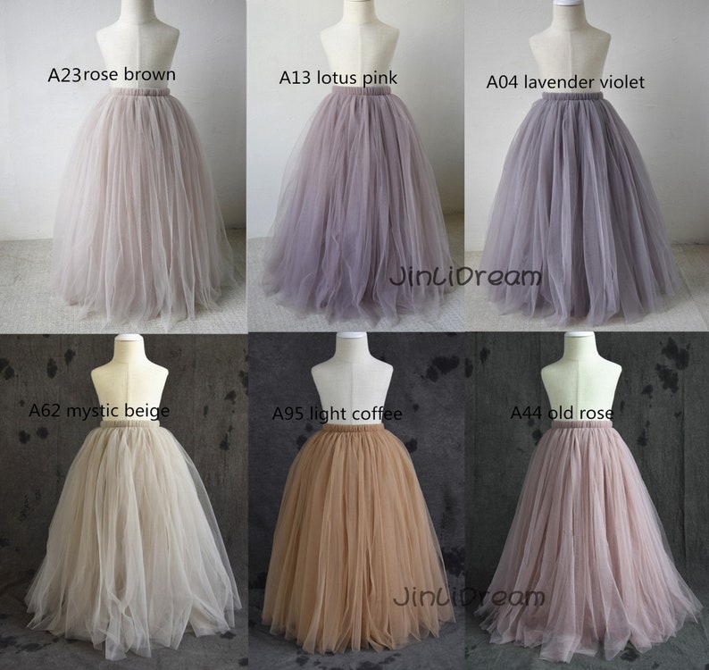 Flower Girls Tulle Skirtgirls Wedding Tutubirthday Etsy