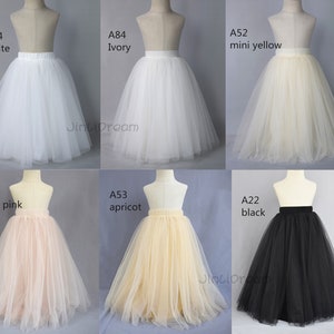 Flower girls tulle skirt,girls wedding tutu,Birthday gift,first birthday gift image 3