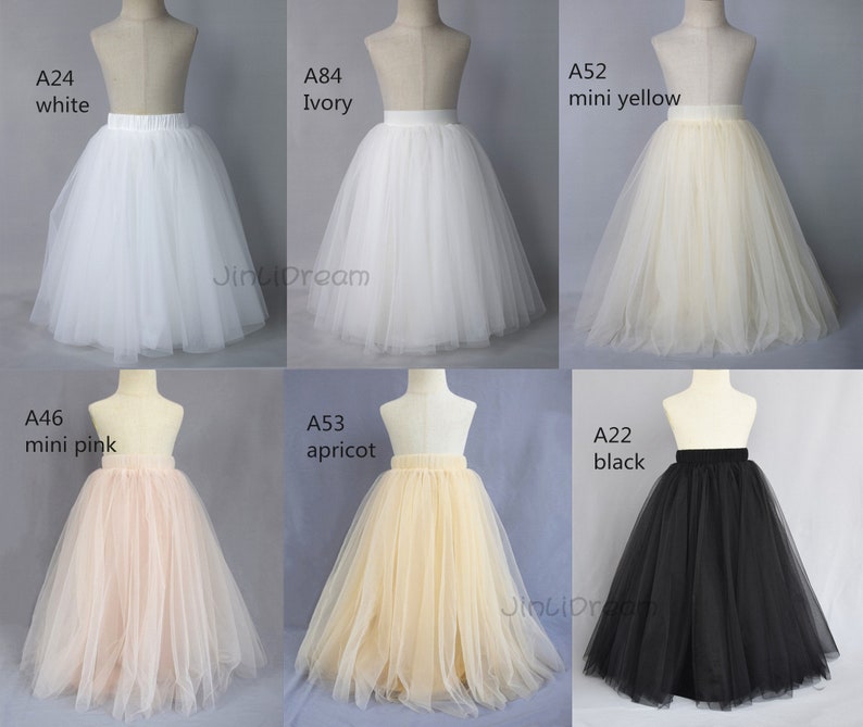 Flower girls tulle skirt,girls wedding tutu,Birthday gift,first birthday gift image 3