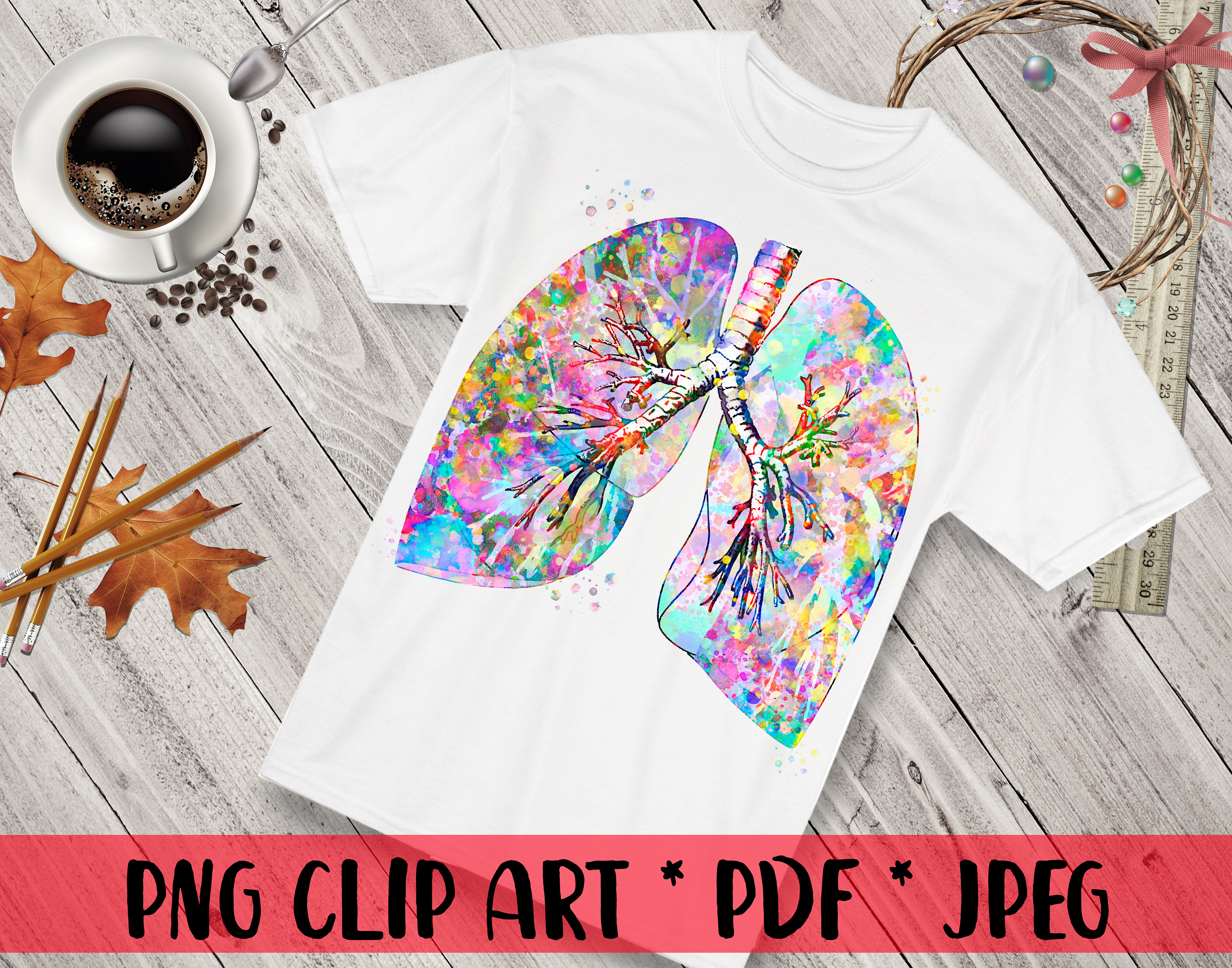 Human Lungs Anatomy Clipart Watercolor Clipart Hand Drawn Clipart Medical Clipart Nurse Logo Design PNG Sublimation Doctor Logo Avatar