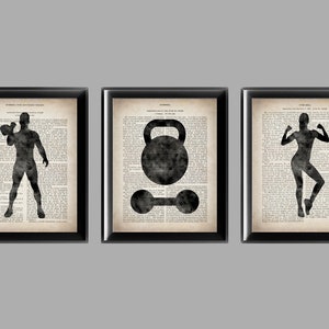 3 Bodybuilding Art Weightlfting Art Fitness Art Athletic Art Sport Art Home Gym Wall Decor Trainer Gift Bodybuilder Gift Athlete Gift