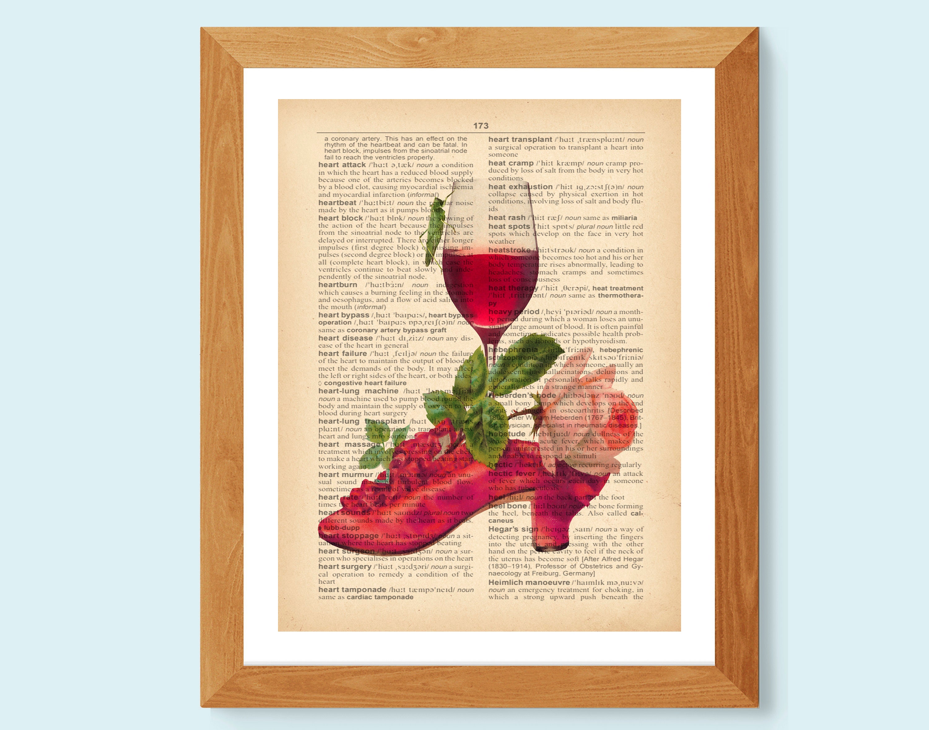 Red Shoe and Rose Vintage Art Vine Glass Art Fashion Shoe - Etsy