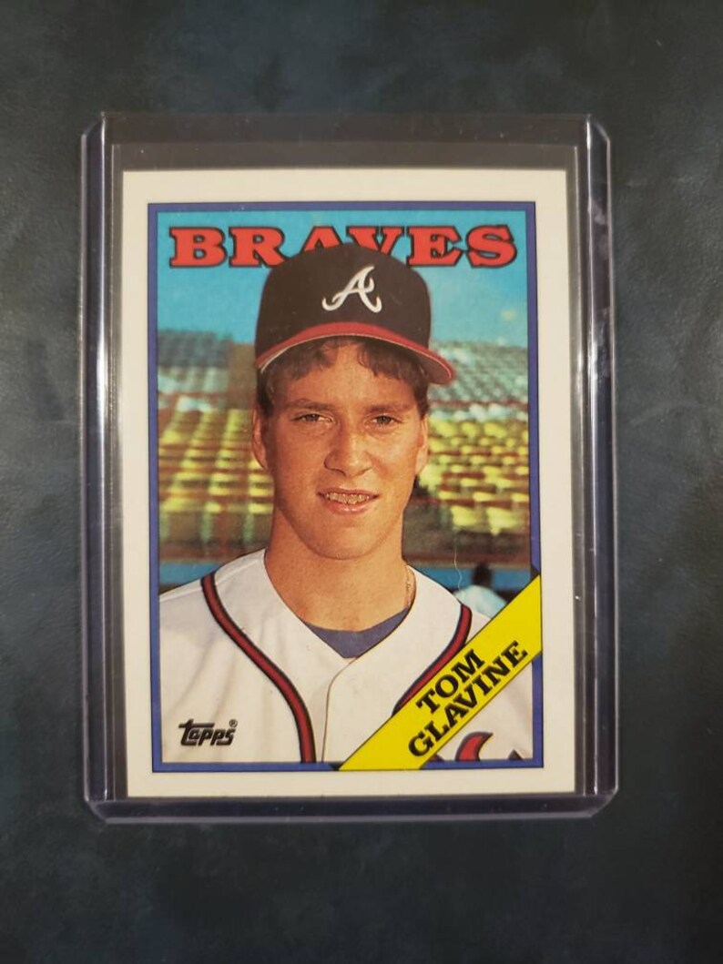 1988 Topps Tom Glavine Rookie Card 779 Etsy
