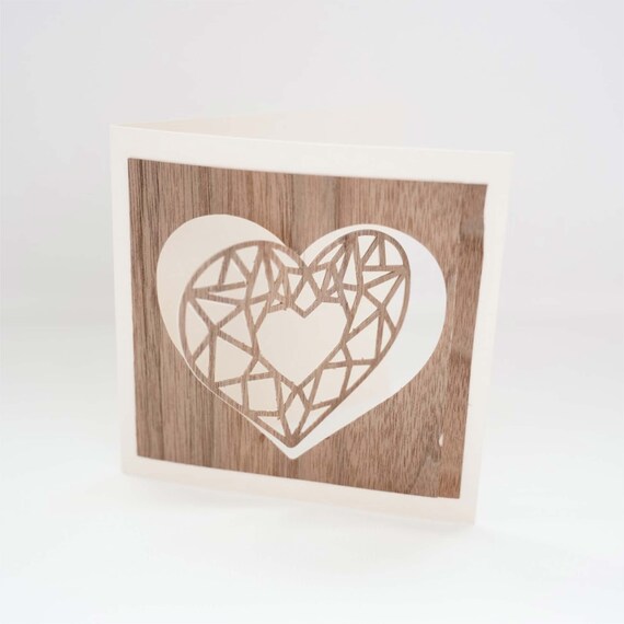 geometric spinner heart card template svg cut files and pdf etsy